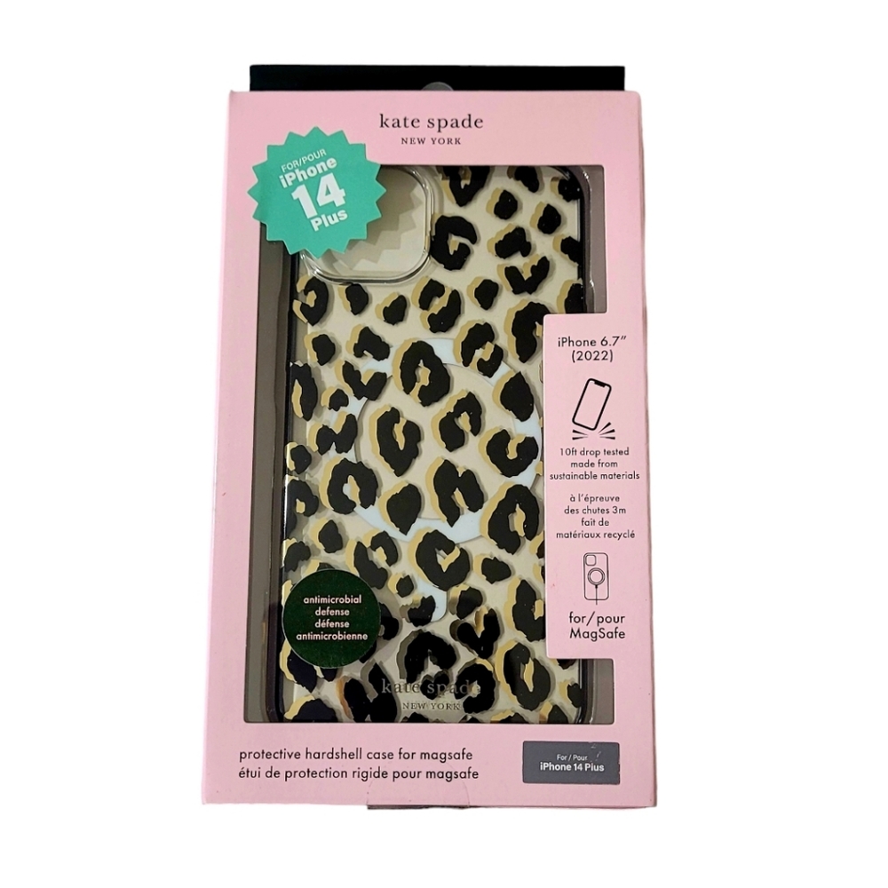 🆕️ Kate ♠ iPhone 6.7" Leopard Print Case For iPhone 14 Plus